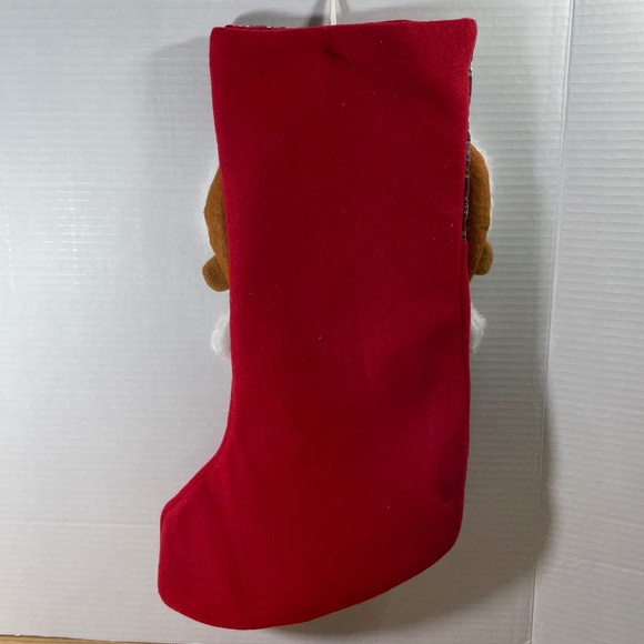 Rustic Christmas Stocking Mrs Santa Claus 3-D Country Plaid w Fur Hobby Lobby - Picture 2 of 7